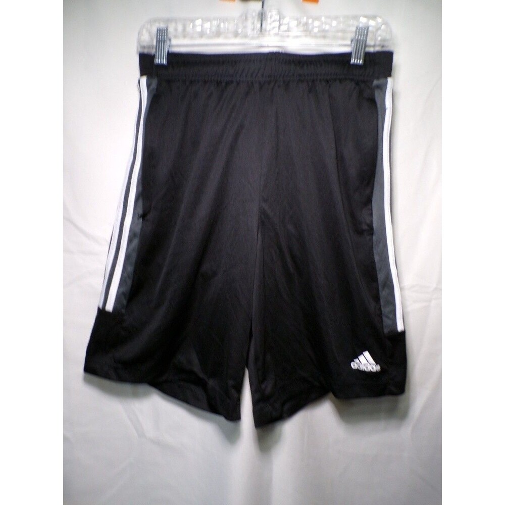 adidas AeroReady Men's Athletic Shorts Black White 3 Stripe Size M